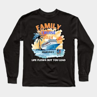 Make Memories Together Family Cruise 2024 Vacation T-shirt Long Sleeve T-Shirt